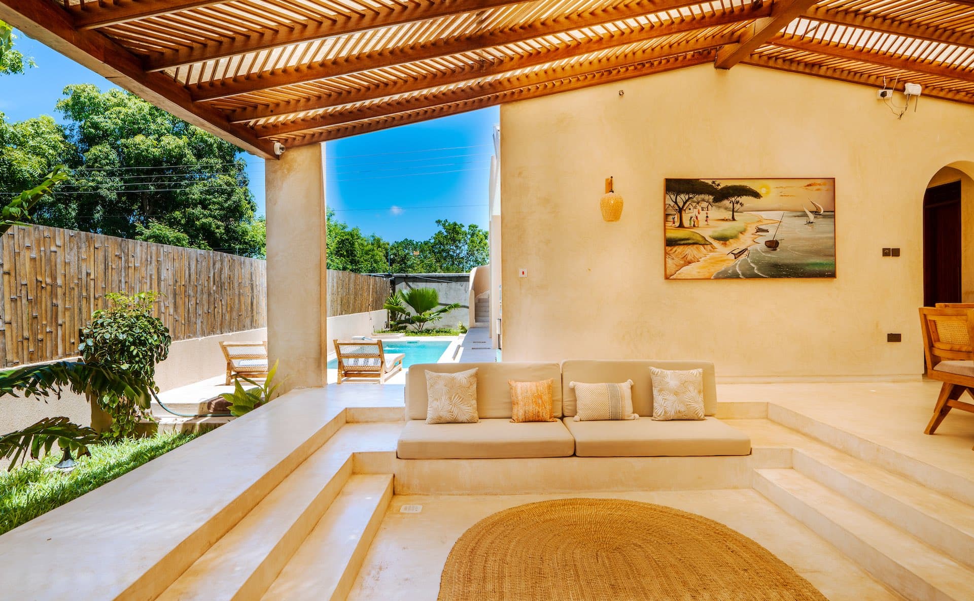 Solani Villa — pool and courtyard
